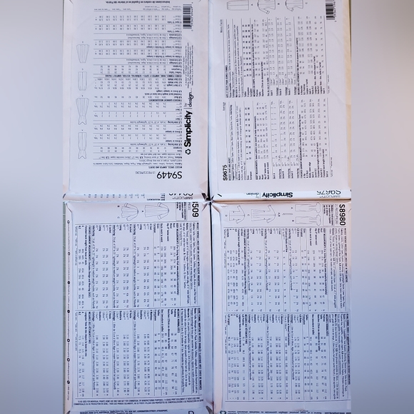 Lot of 5 vintage reproduction patterns - Picture 2 of 4